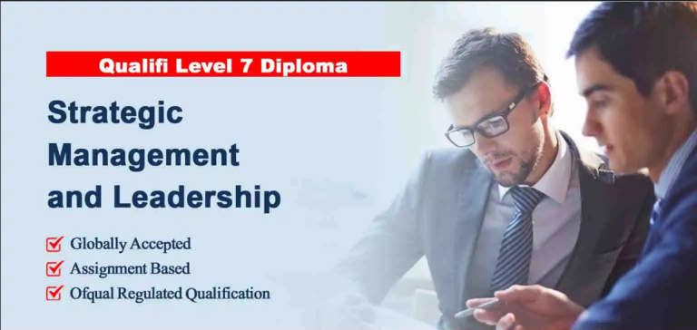 Qualifi Level 7 Diploma in Strategic Management and Leadership